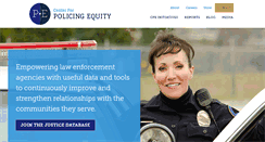Desktop Screenshot of policingequity.org