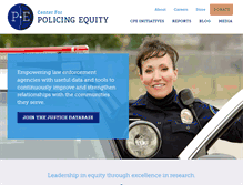 Tablet Screenshot of policingequity.org